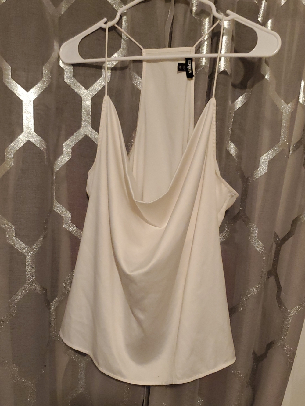 Express Cream Cowl Neck Camisole